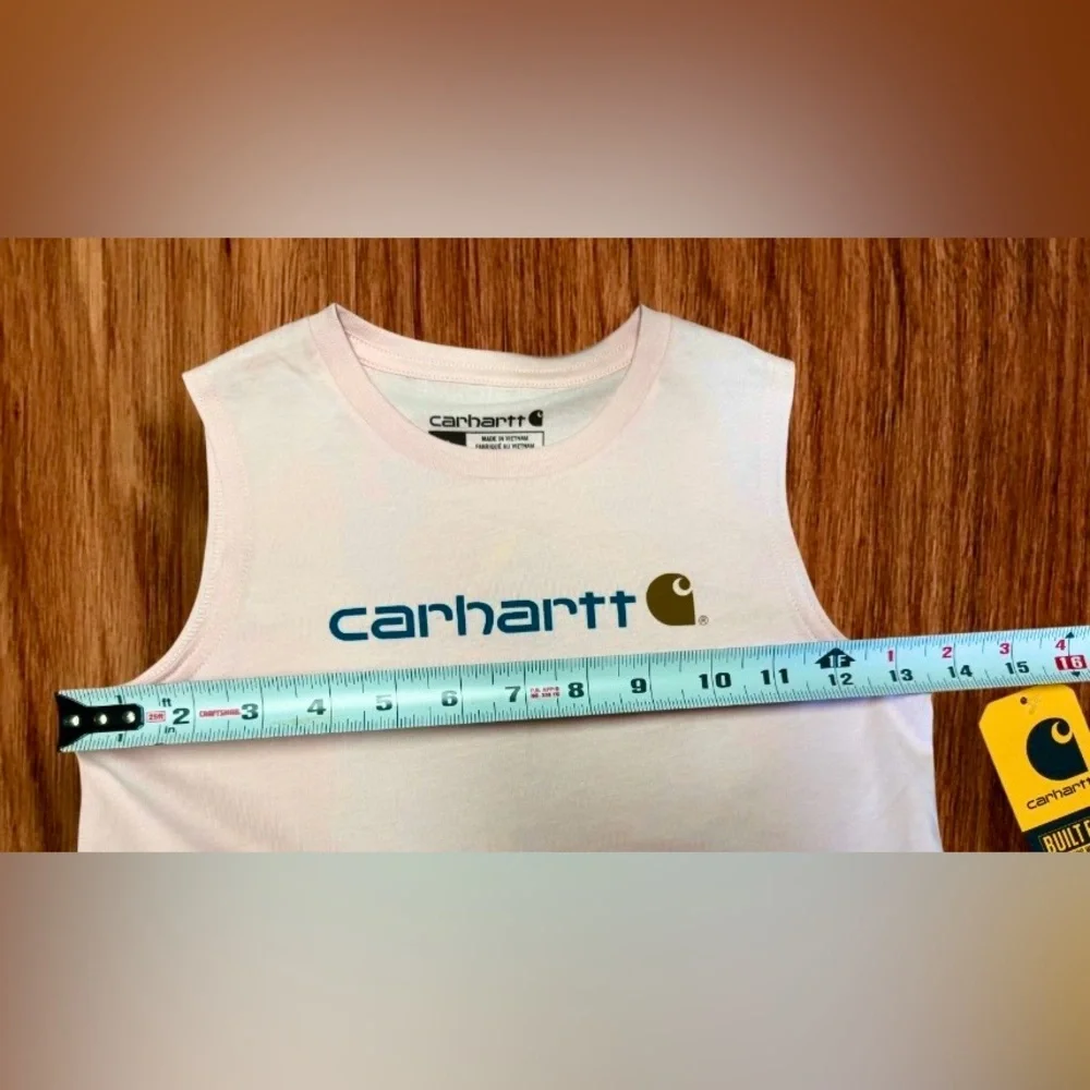 NWT YOUTH SLEEVELESS CAMPING T-SHIRT - POTPOURRI SZ 6